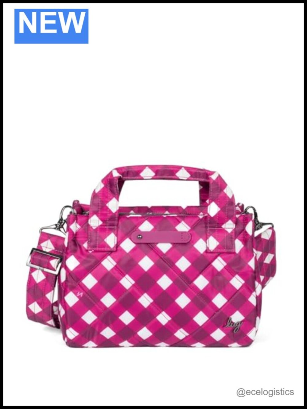 Lug Jitterbug Crossbody Bag Polyester Water-Repellent Organizer Charms